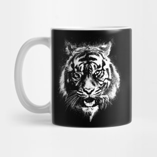 Tiger, Tiger face, Mountain tiger, Snow tiger, white tiger, Mug